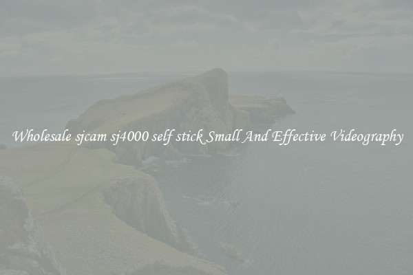 Wholesale sjcam sj4000 self stick Small And Effective Videography