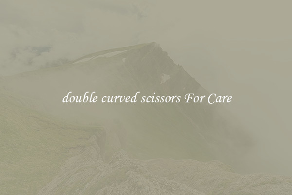 double curved scissors For Care