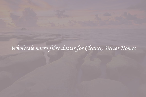 Wholesale micro fibre duster for Cleaner, Better Homes