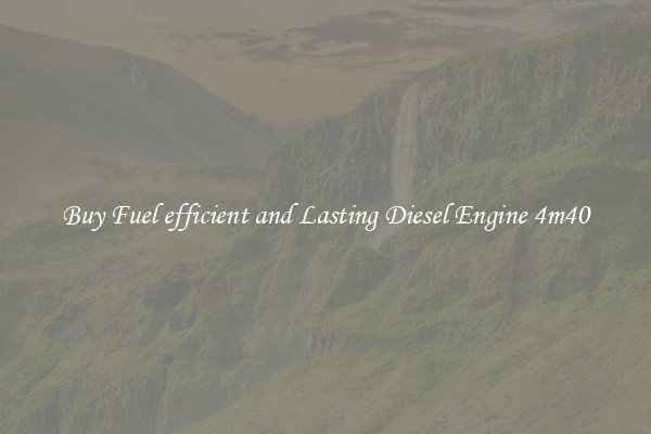 Buy Fuel efficient and Lasting Diesel Engine 4m40