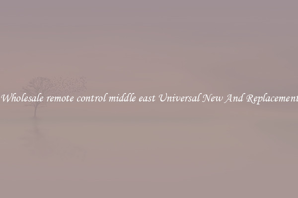 Wholesale remote control middle east Universal New And Replacement