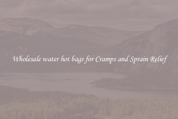 Wholesale water hot bags for Cramps and Sprain Relief