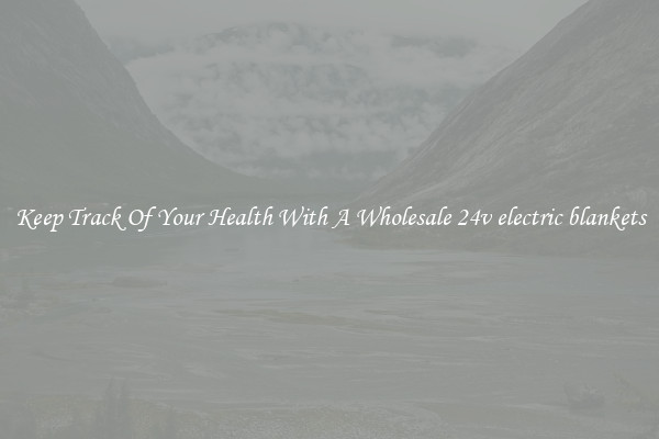 Keep Track Of Your Health With A Wholesale 24v electric blankets