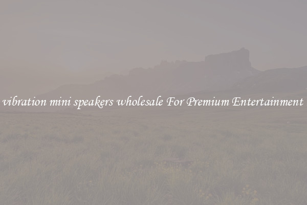 vibration mini speakers wholesale For Premium Entertainment 
